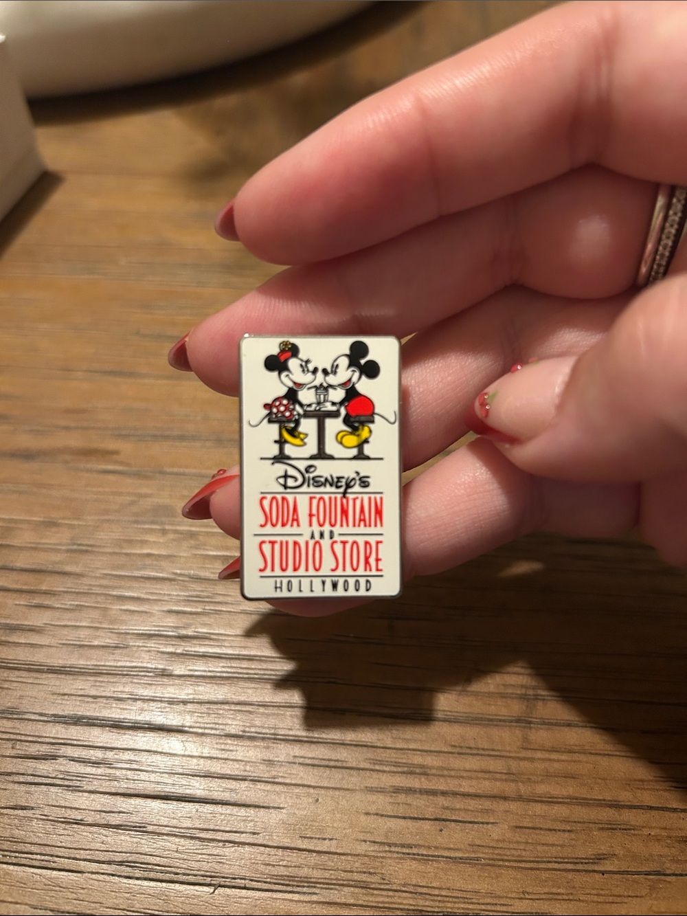 Disney Mickey & Minnie Soda Fountain Pin